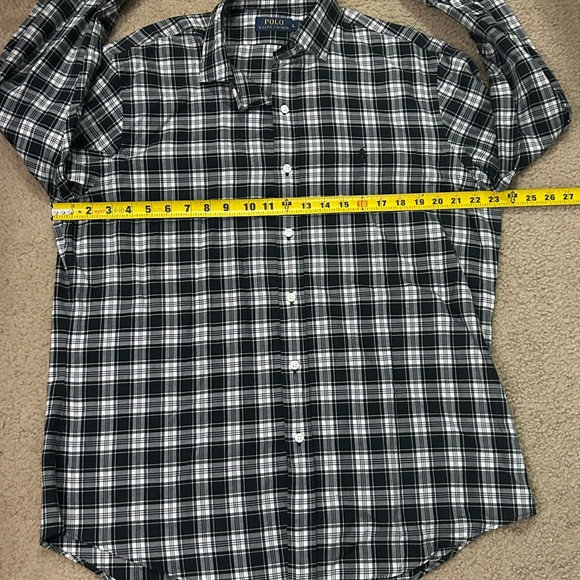 Polo Ralph Lauren Men’s Large Button Down Plaid Shirt - Picture 6 of 8